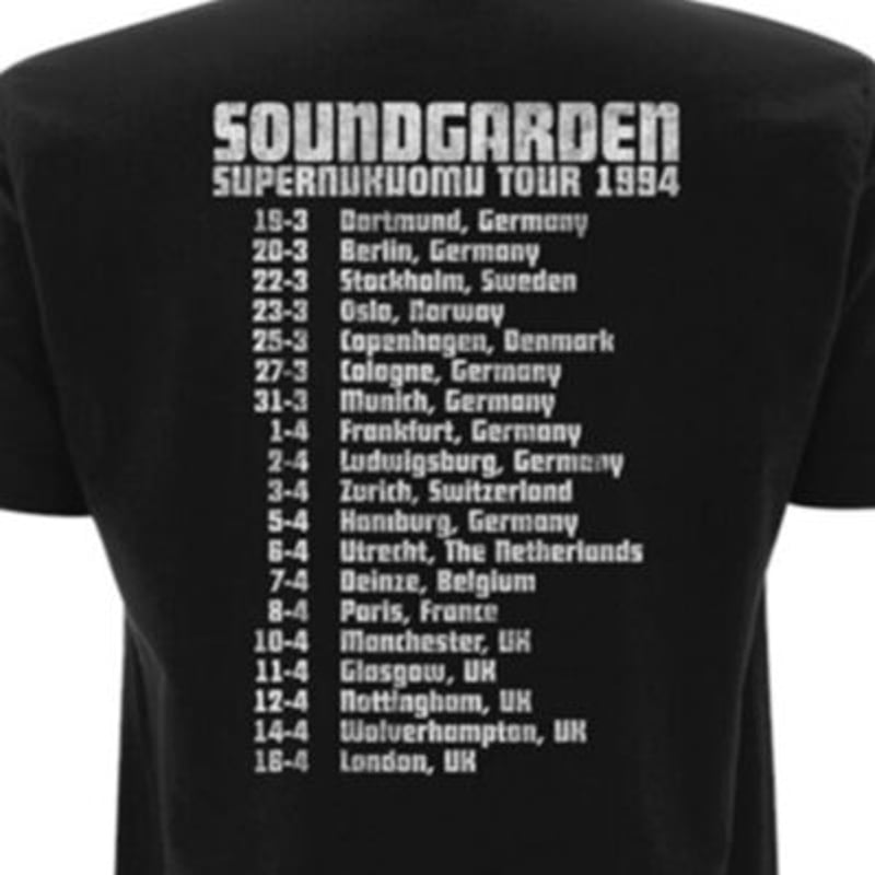 SOUNDGARDEN 『SUPERUNKNOWN TOUR '94 T-SHIRT』 | T SOUNDGARDEN 『SUPERUNKNOWN TOUR '94 T-SHIRT』 | T