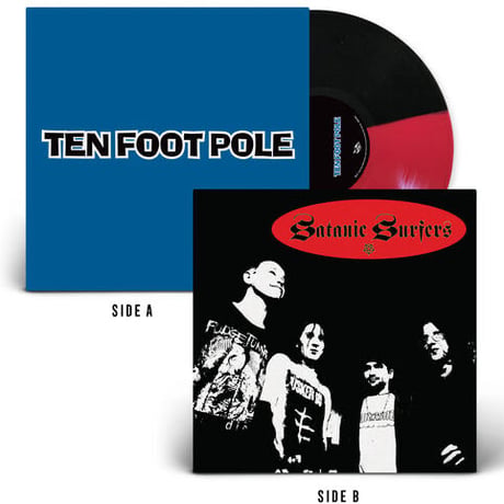 TEN FOOT POLE / SATANIC SURFERS 『Split EP』(10inch)