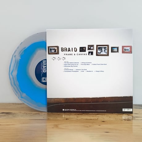 BRAID 『FRAME AND CANVAS』(LP:Blue/Silver)(DLコード付)