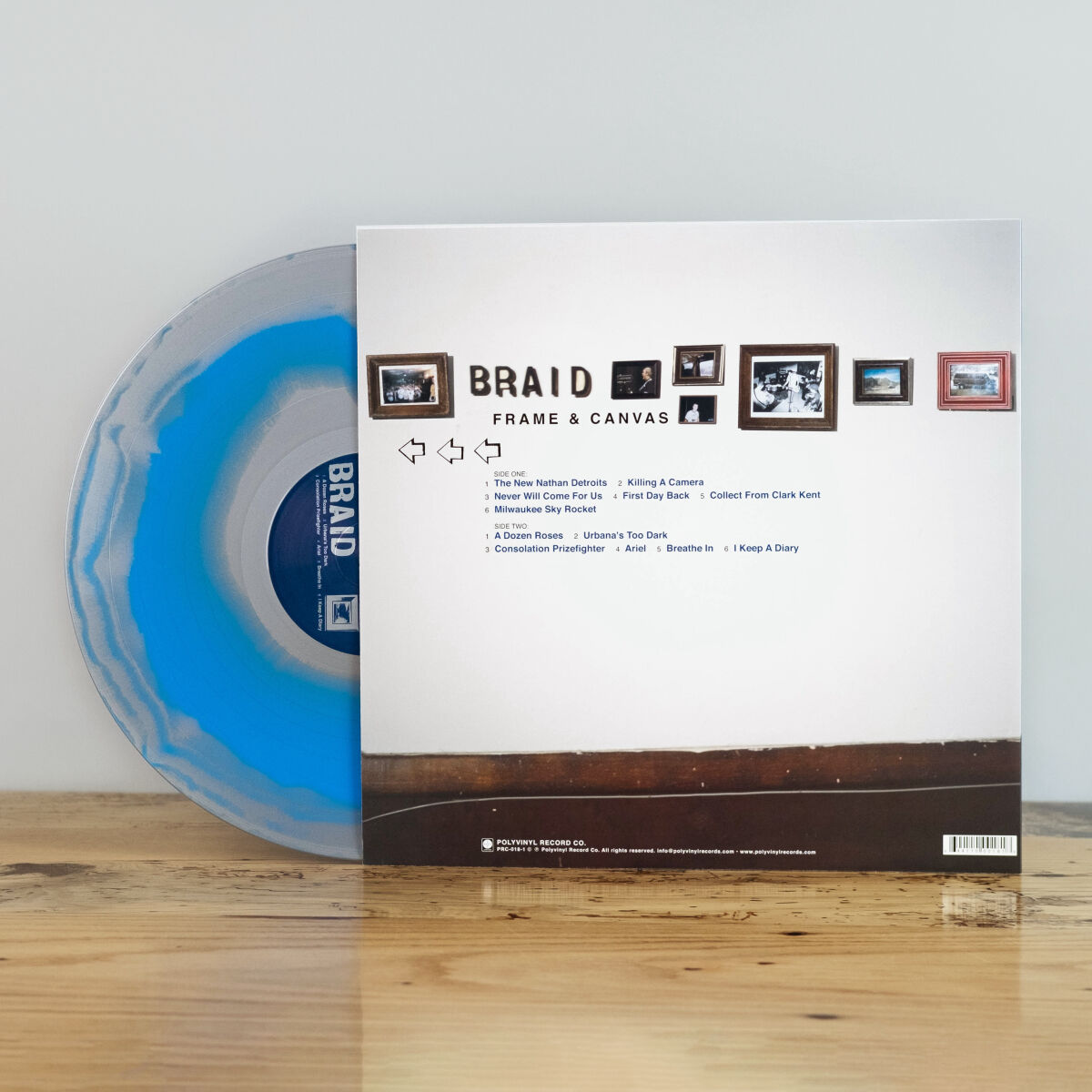 BRAID 『FRAME AND CANVAS』(LP:Blue/Silver)(DLコード付