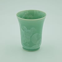 結晶釉 フリーカップ　緑　№415