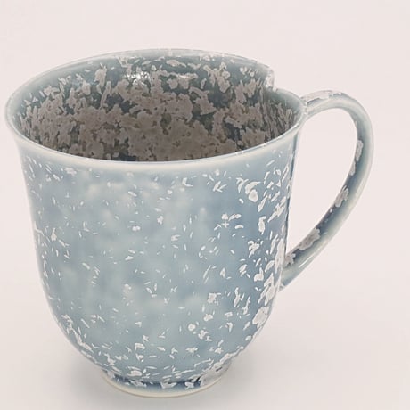 マリンスノー結晶釉 大マグカップ