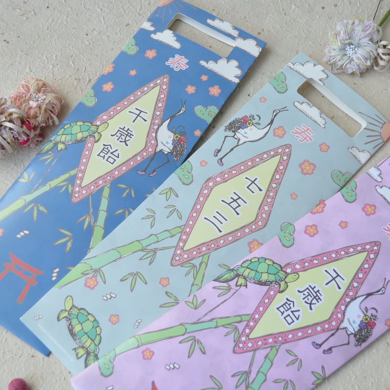 七五三-千歳飴袋-pink | OSONO's STORE 七五三-千歳飴袋-pink | OSONO's STORE