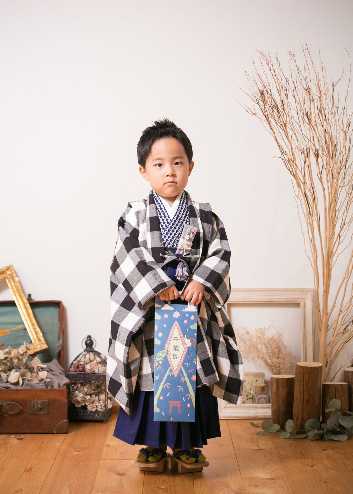 千歳飴袋 ブルー 確認用 七五三 千歳飴袋ブルー確認用七五三