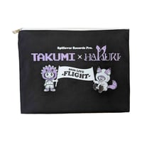 TAKUMI×HARUKI「FLIGHT」お土産ポーチ（ブラック）