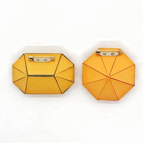 "THINKING ABOUT YOU" Leather Brooch
