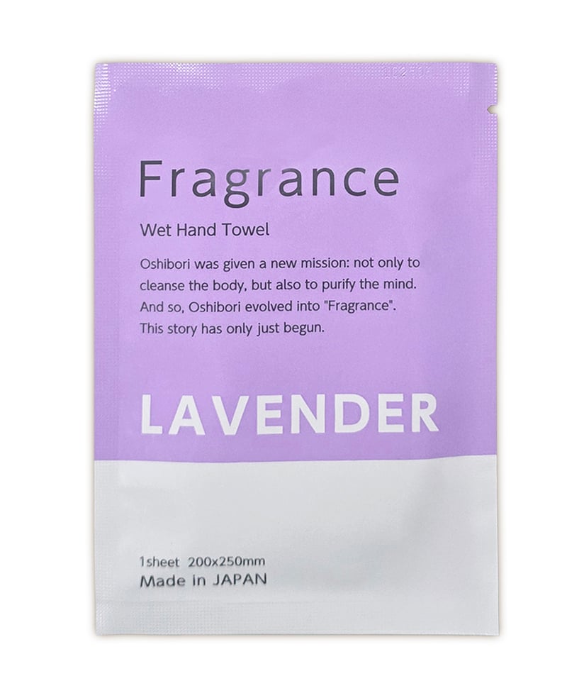 FO-L Fragrance 香り付き厚手おしぼり LAVENDER 100枚 | IMAMU