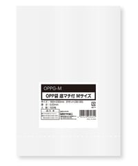 OPP40-A5 OPP袋 テープ付き 0.04mm A5サイズ 100枚 | IMAMURA