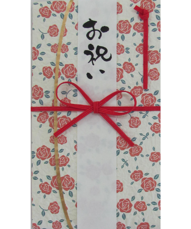 R-03R 一般御祝用金封 レトロ 薔薇 | IMAMURA STORE【今村紙工】