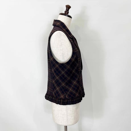 【受注生産品】裾フリルベスト