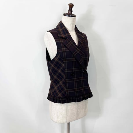 【受注生産品】裾フリルベスト