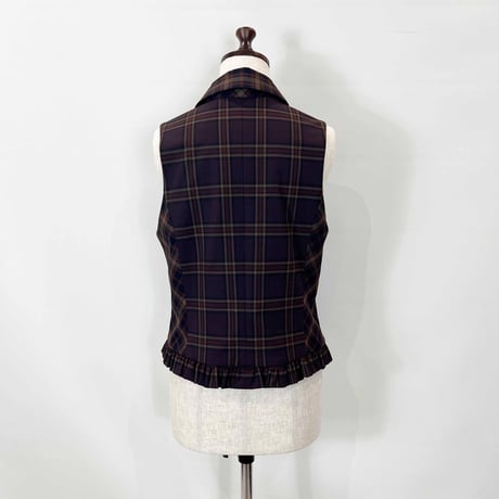 【受注生産品】裾フリルベスト