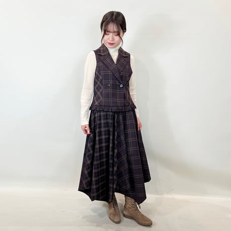 【受注生産品】裾フリルベスト