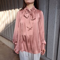 リボンブラウス（ピンク）