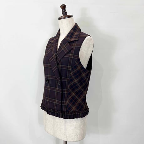 【受注生産品】裾フリルベスト