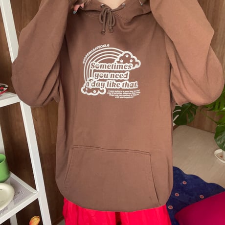 ☁️🌼SOREWASATEOKI.05 Hoodie-brown🌼☁️