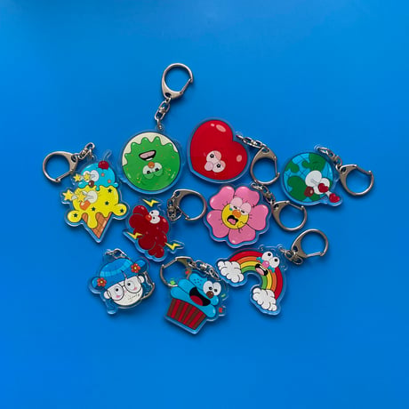 SOREWASATEOKI.FAMILY acrylic keychain
