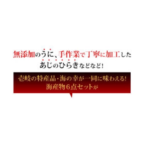 長崎県　壱岐産　海産物6点セット