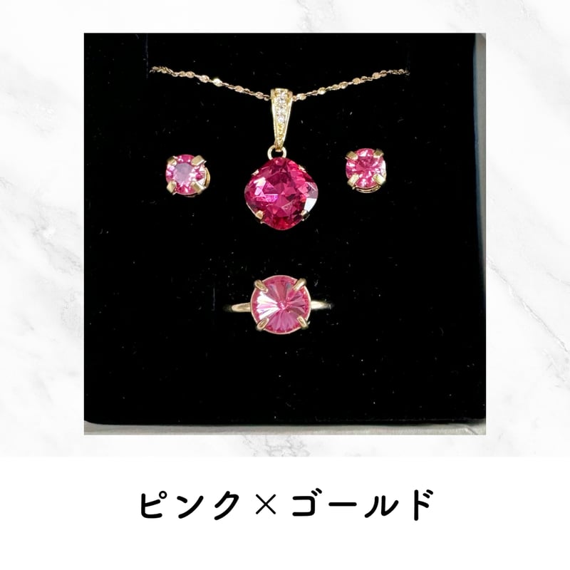 ピアス　ハーバリウム　赤　ピンク　オレンジ　黄色　ビジュー　推し活　バレンタイン ピアスハーバリウム赤ピンクオレンジ黄色ビジュー推し活バレンタイン