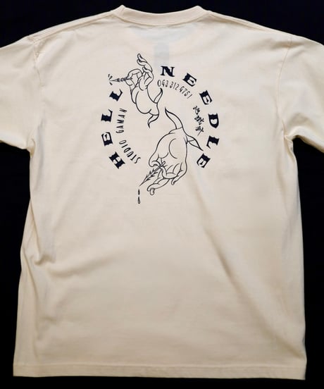 HELL NEEDLE  TEE【クリーム】