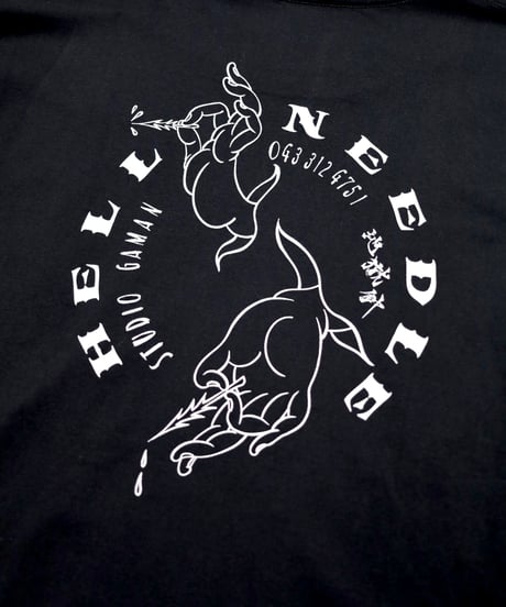 HELL NEEDLE TEE 【ブラック】