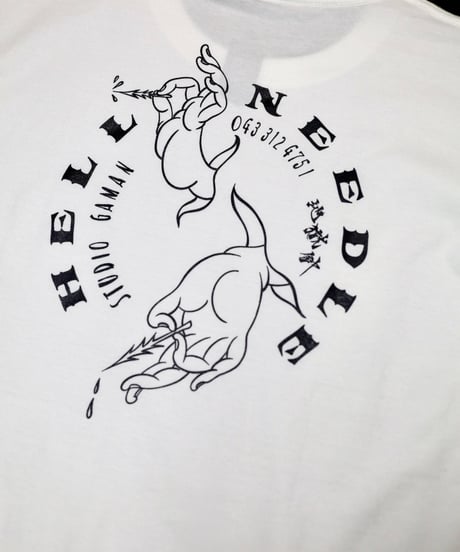 HELL NEEDLE  TEE 【ホワイト】