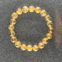 【ルチルクォーツ】9.5mm パワーストーンブレスレット