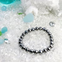 美sha˚✧₊高純度テラヘルツ鉱石  ブレスレット「ラウンドカット8ｍｍ玉」