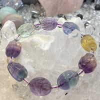 運気上昇に⭐︎天然石⭐︎龍 神⭐︎天才石フローライト ★パワーストーブレス