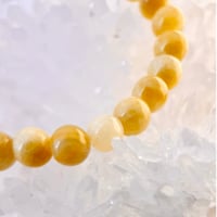 【イエローカルサイト×イエロージェイド】パワーストーン　ブレスレット