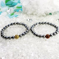 美sha˚✧₊高純度テラヘルツ鉱石ブレスパヴェボールビーズ 10mm  ジュエル ラインストーンボールブレスレット「ラウンドカット8mm 玉」
