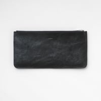 Flat pouch wallet(black)