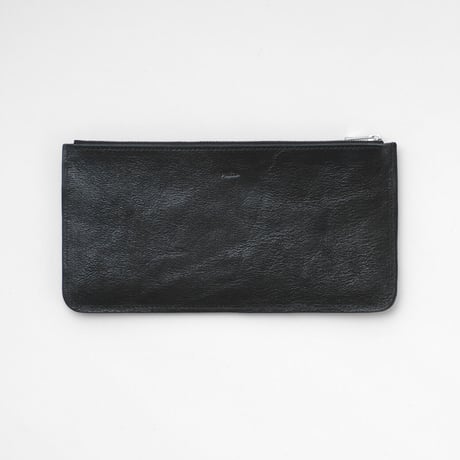Flat pouch wallet(black)