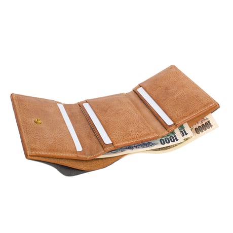 wd2102 / Trifold wallet(warm gray/brown)