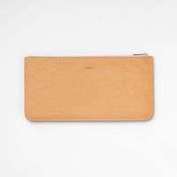 Flat pouch wallet(natural)