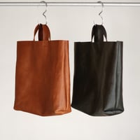 hard shrink hand bag (brown,black)