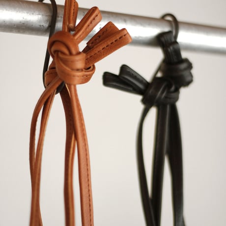 Hard shrink bucket bag(brown)