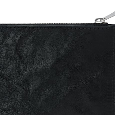 Flat pouch wallet(black)
