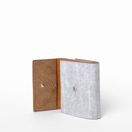 wd2204 / Alternate wallet(light gray/ground brown)