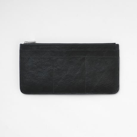 Flat pouch wallet(black)