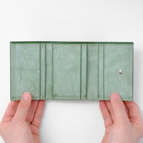 wd2102 / Trifold wallet(white/oasis green)