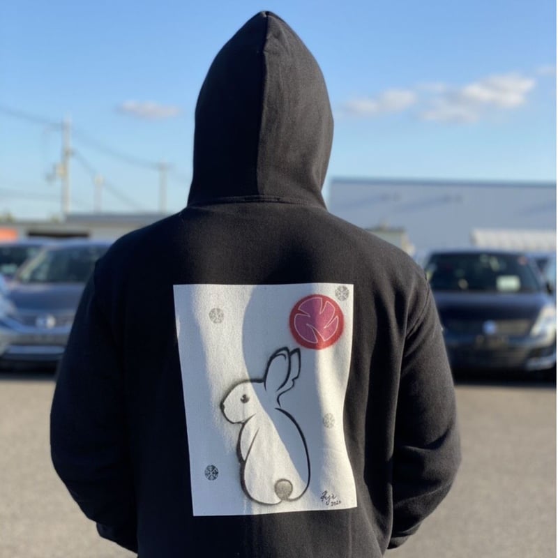 小沢和義×HIGHRETURNコラボパーカー兎 | High Return_japan