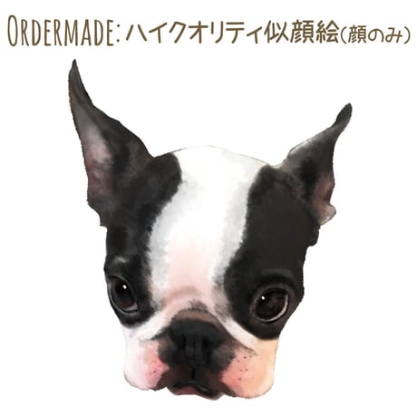 ハイクオリティ似顔絵イラスト（お顔のみ）