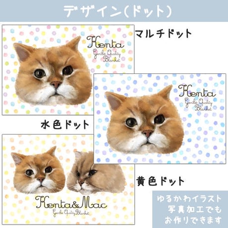 【うちの子グッズ】ブランケット