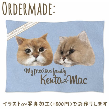 【うちの子グッズ】ブランケット
