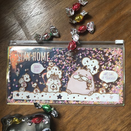 ゆめかわ☆シャカシャカマスクポーチ（おまけつき）
