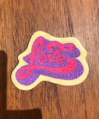チェーン刺繡ワッペン