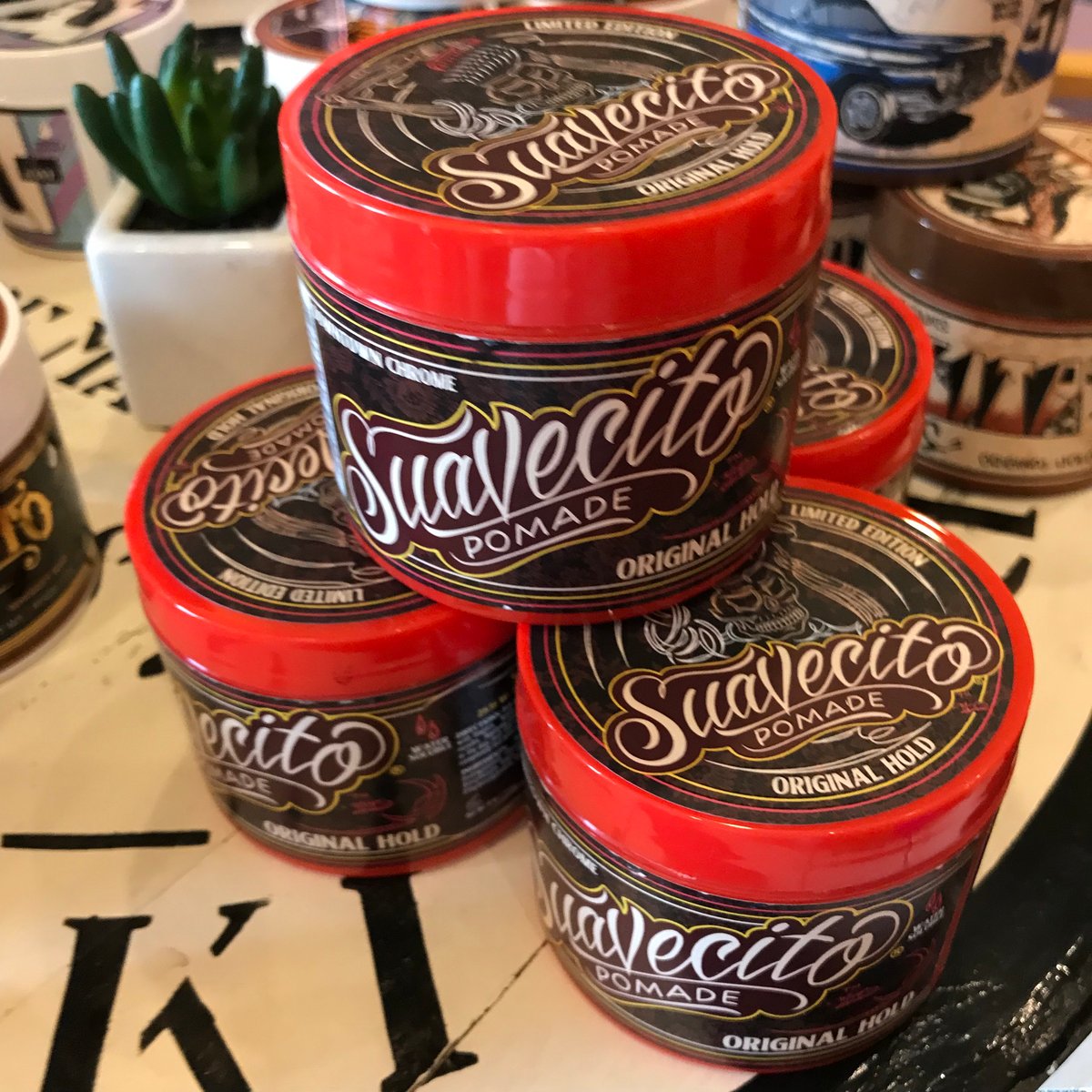 SUAVECITO POMADE ORIGINALHOLD ポマード Suavecito Pomade Original Hold Pomade - Water Based Hair Pomade