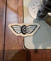 チェーン刺繡ワッペン