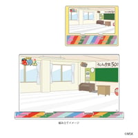 アクリルジオラマ「あはれ！名作くん」02/竜宮中学校教室(背景イラスト)